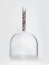 Load image into Gallery viewer, CRYSTAL SINGING BOWLS 6”- PLANT INFUSED PRACTITIONER HANDLE