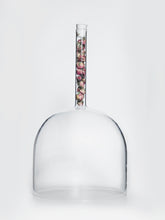 Load image into Gallery viewer, CRYSTAL SINGING BOWLS 8"- PLANT INFUSED PRACTITIONER HANDLE