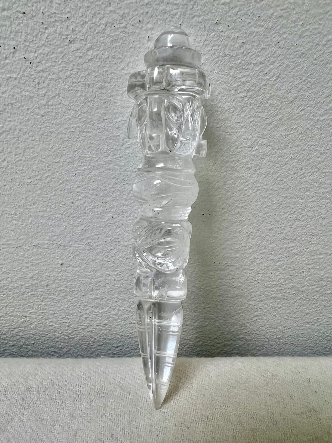Crystal Quartz Phurpa from Himalayas
